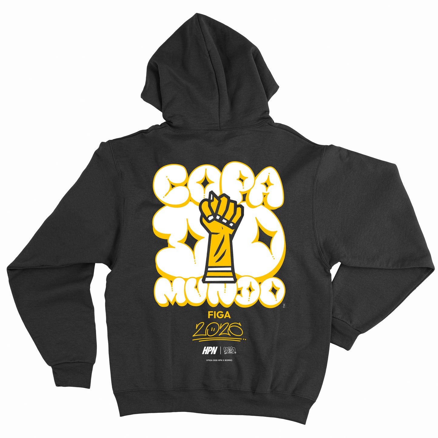 HPN (Moletom Canguru Preto) - Copa da Figa