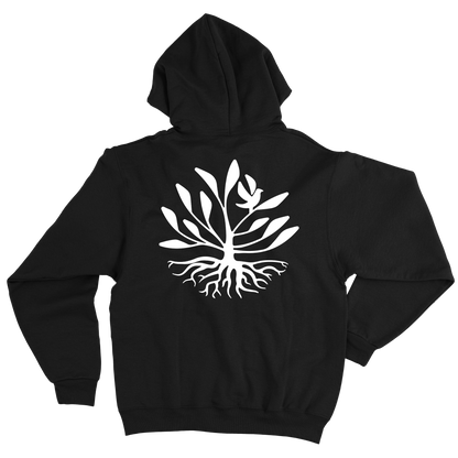 Planta e Raiz (Moletom Preto) - Logo