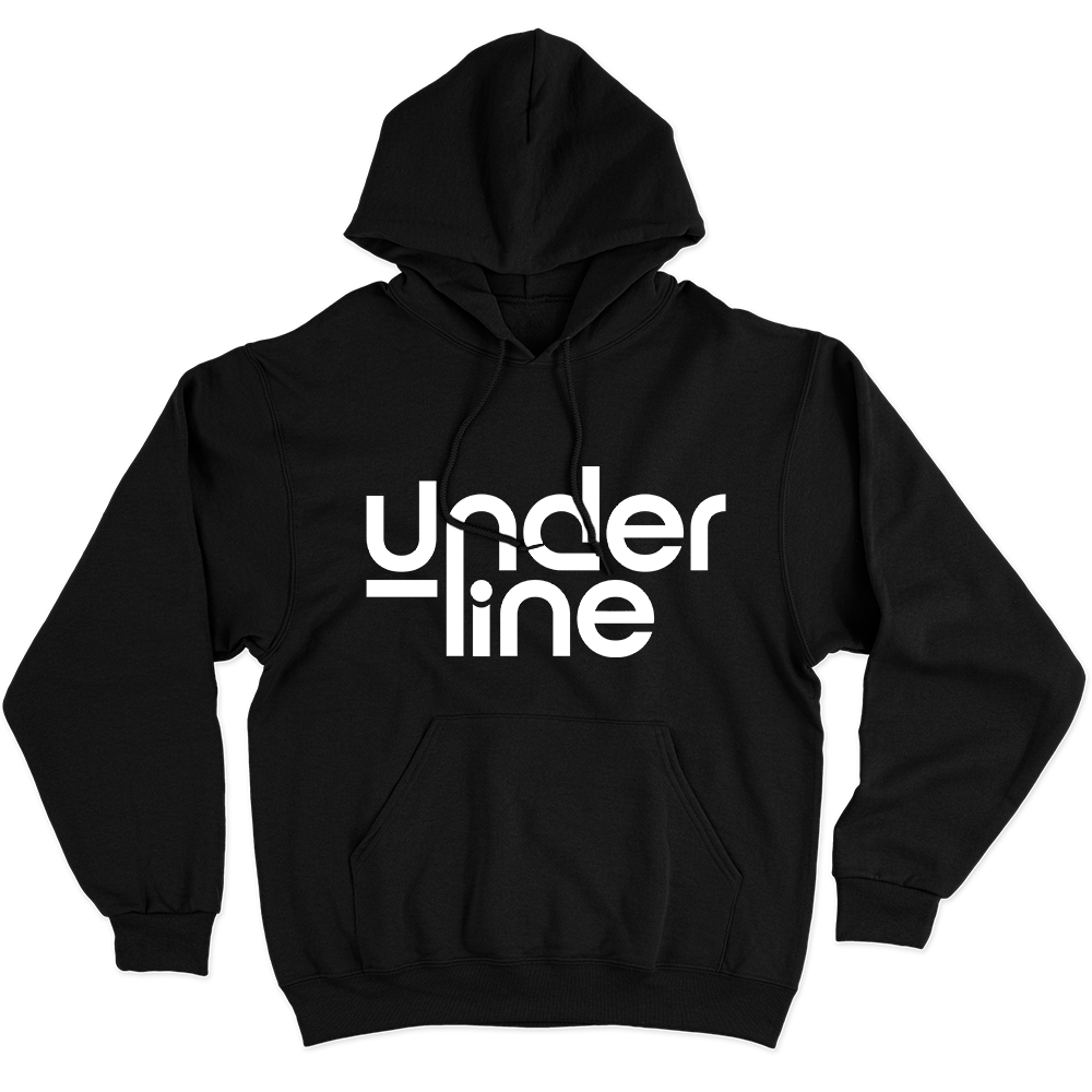 Underline (Moletom Preto) - Máscara