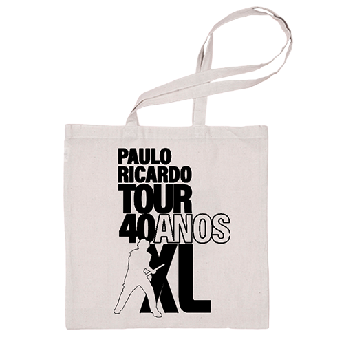Paulo Ricardo ( Tote Bag Branca) - Tour 40 Anos