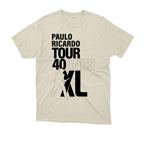 Paulo Ricardo (Camiseta Off-White) - Tour 40 Anos