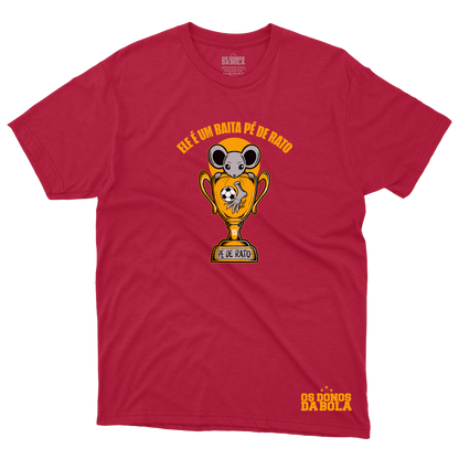 Band (Camiseta Infantil Vermelha) - Pé de Rato