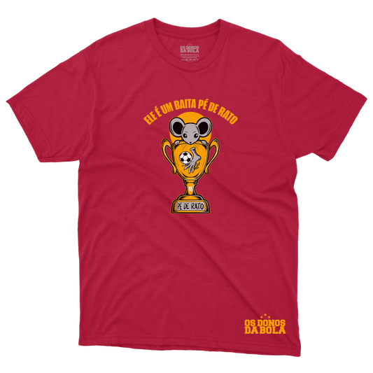 Band (Camiseta Infantil Vermelha) - Pé de Rato