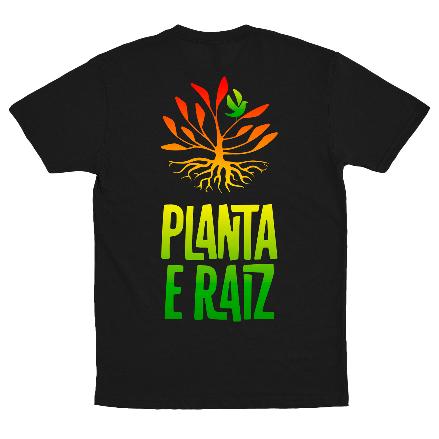 Planta e Raiz (Camiseta Preta) - Reggae