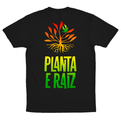 Planta e Raiz (Camiseta Preta) - Reggae