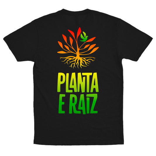 Planta e Raiz (Camiseta Preta) - Reggae