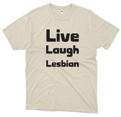 Heart (Camiseta) - Live Laugh Lesbian