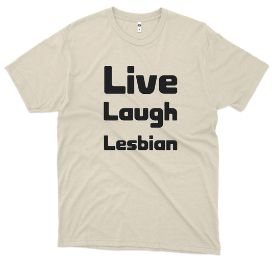 Heart (Camiseta) - Live Laugh Lesbian