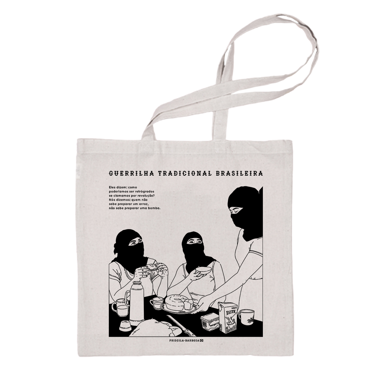 Pri Barbosa (Tote Bag Off White) - Guerrilhera