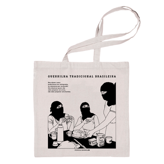 Pri Barbosa (Tote Bag Off White) - Guerrilhera