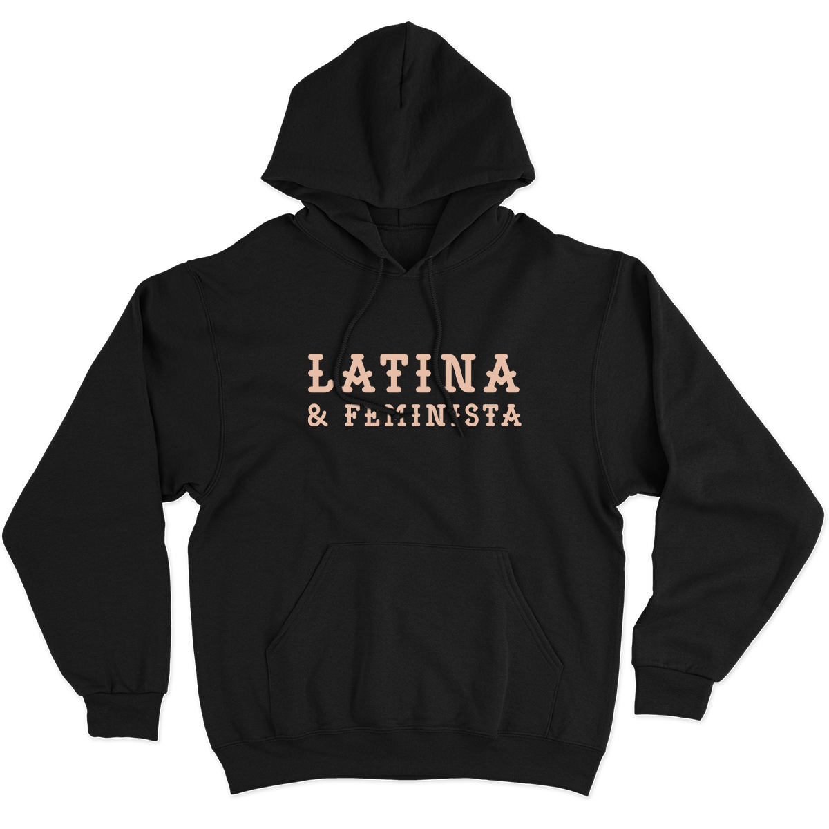 Pri Barbosa (Moletom Canguru Preto) - Latina