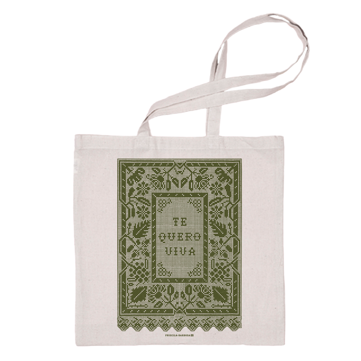 Pri Barbosa (Tote Bag Off White) - Te Quero Viva