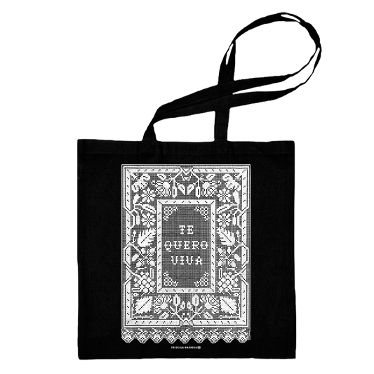 Pri Barbosa (Tote Bag Preta) - Te Quero Viva