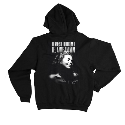 Aretha (Moletom Preto) - Posso Tudo