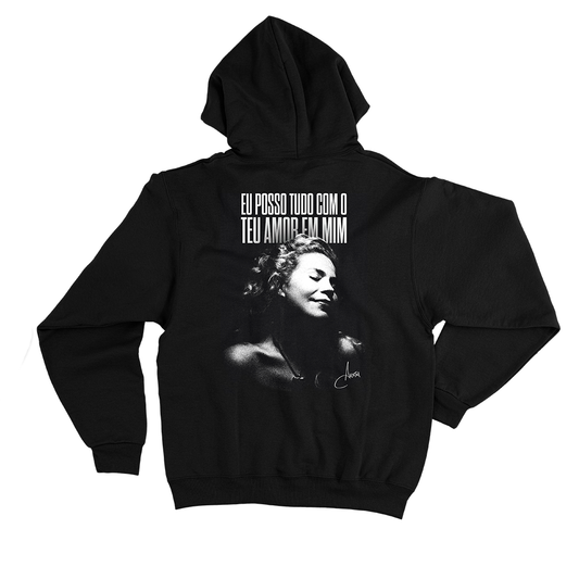 Aretha (Moletom Preto) - Posso Tudo
