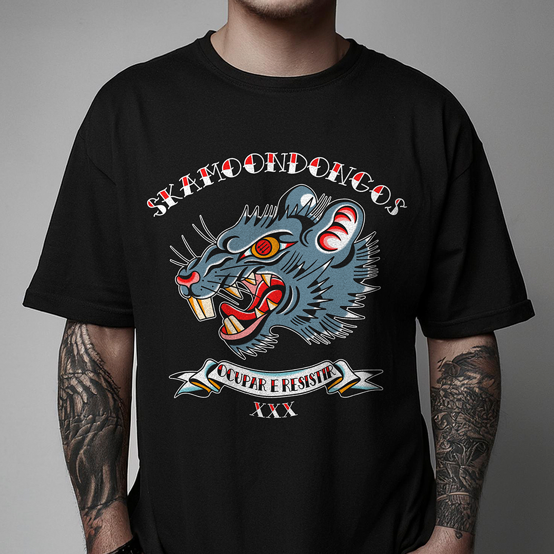 Skamoondongos (Camiseta) - Ocupar e Resistir