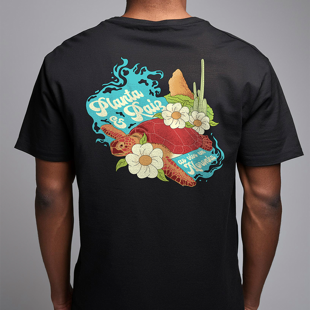 Planta e Raiz (Camiseta) - Tartaruga lll