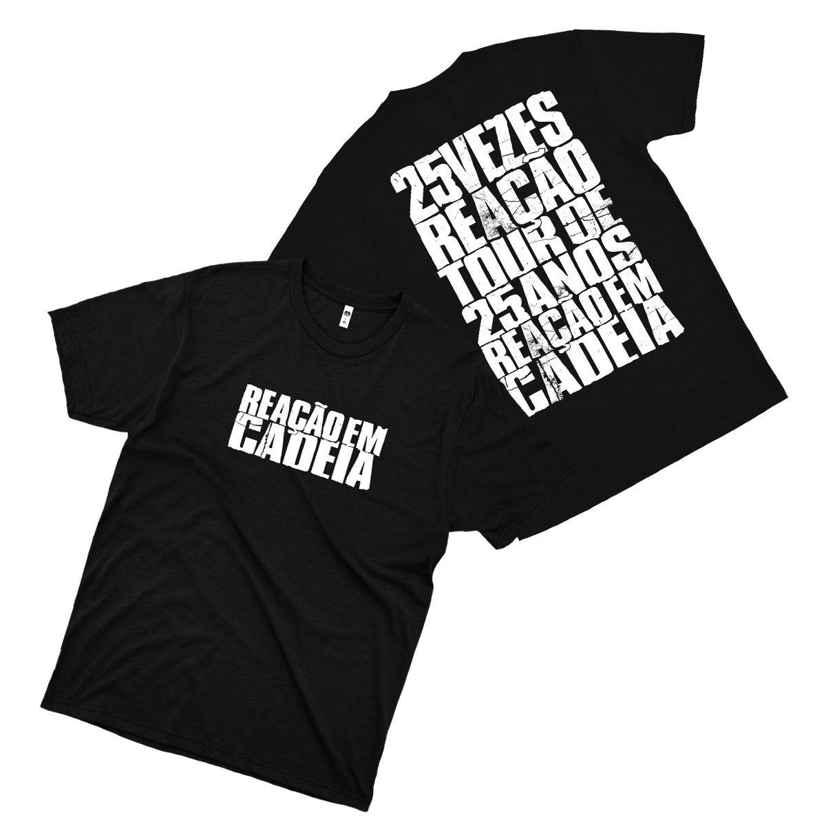 Reação em Cadeia (Camiseta Preta) - Tour 25 Anos