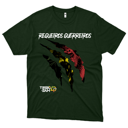 Tribo de Jah (Camiseta Verde Floresta) - Regueiros Guerreiros