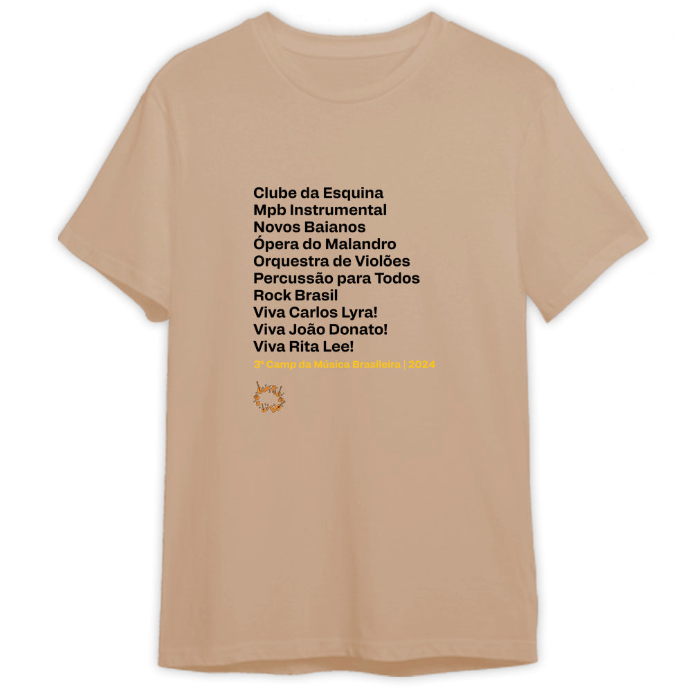 Camp da Música Brasileira (Camiseta) - 3° Camp