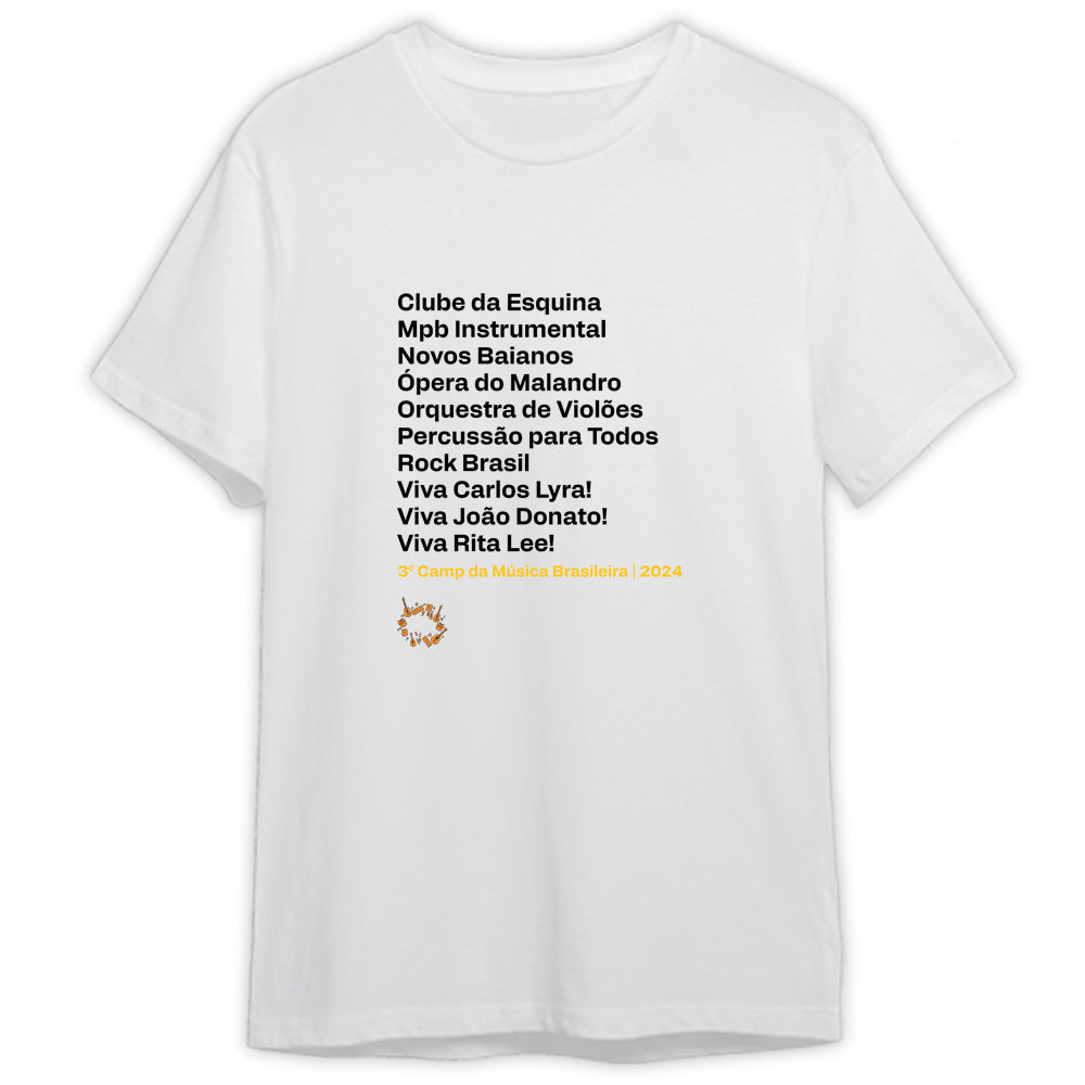 Camp da Música Brasileira (Camiseta) - 3° Camp