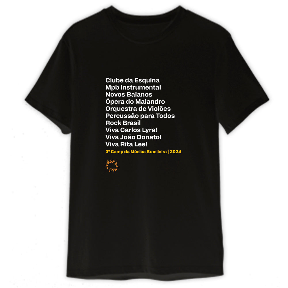 Camp da Música Brasileira (Camiseta) - 3° Camp