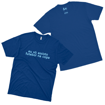 ADDM (Camiseta Azul Royal) - Só Assisto Copa