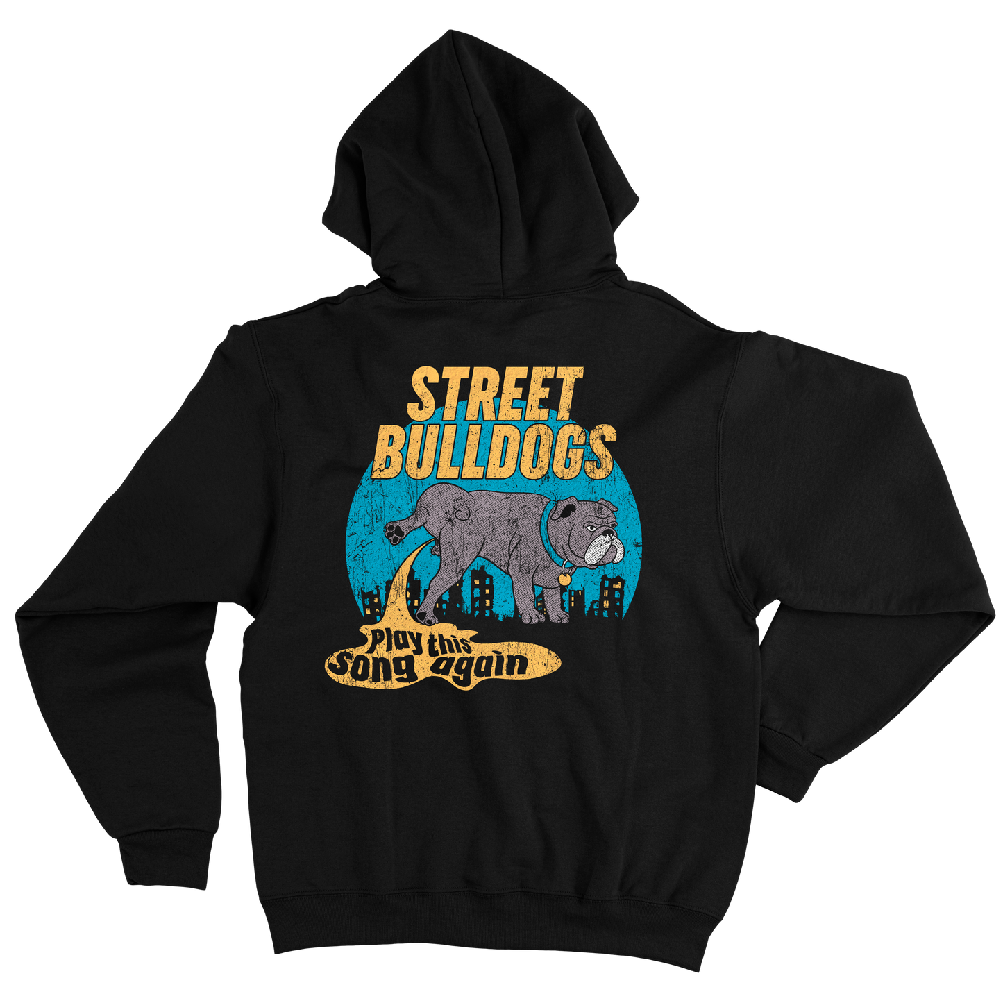 Street Bulldogs (Moletom Canguru Preto)  - Play This Song Again