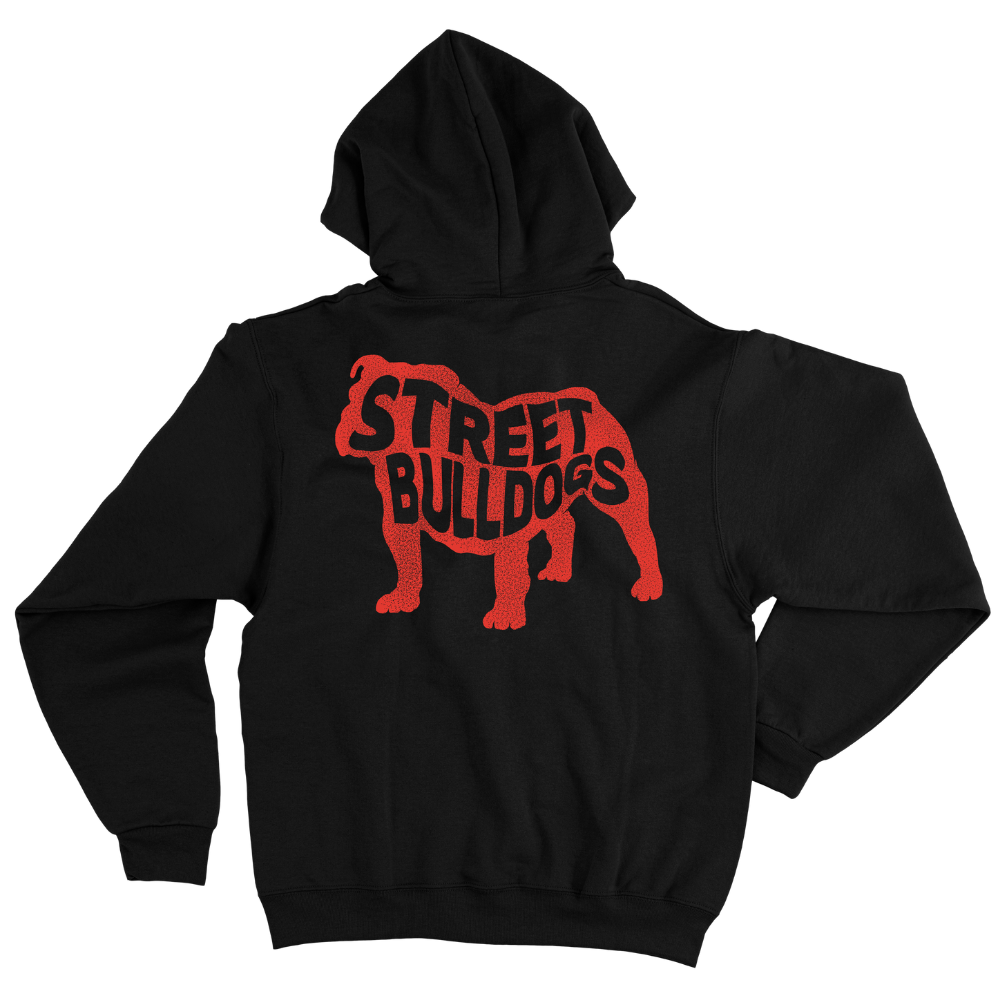 Street Bulldogs (Moletom Canguru Preto)  - Bulldogs