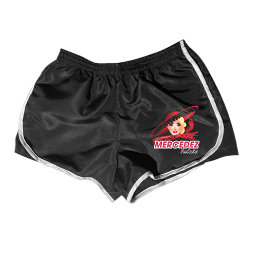 Mercedez Vulcão (Shorts de Tactel Preto) - Fuego