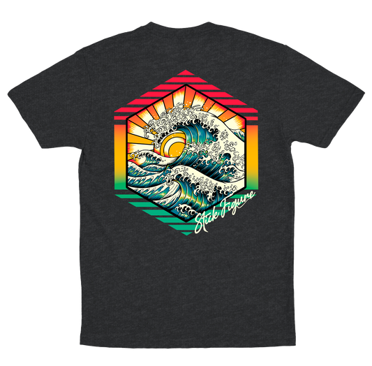 Stick Figure (Camiseta Preta) - Ocean