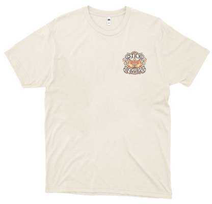 Stick Figure (Camiseta Off White) - Lotus Flower
