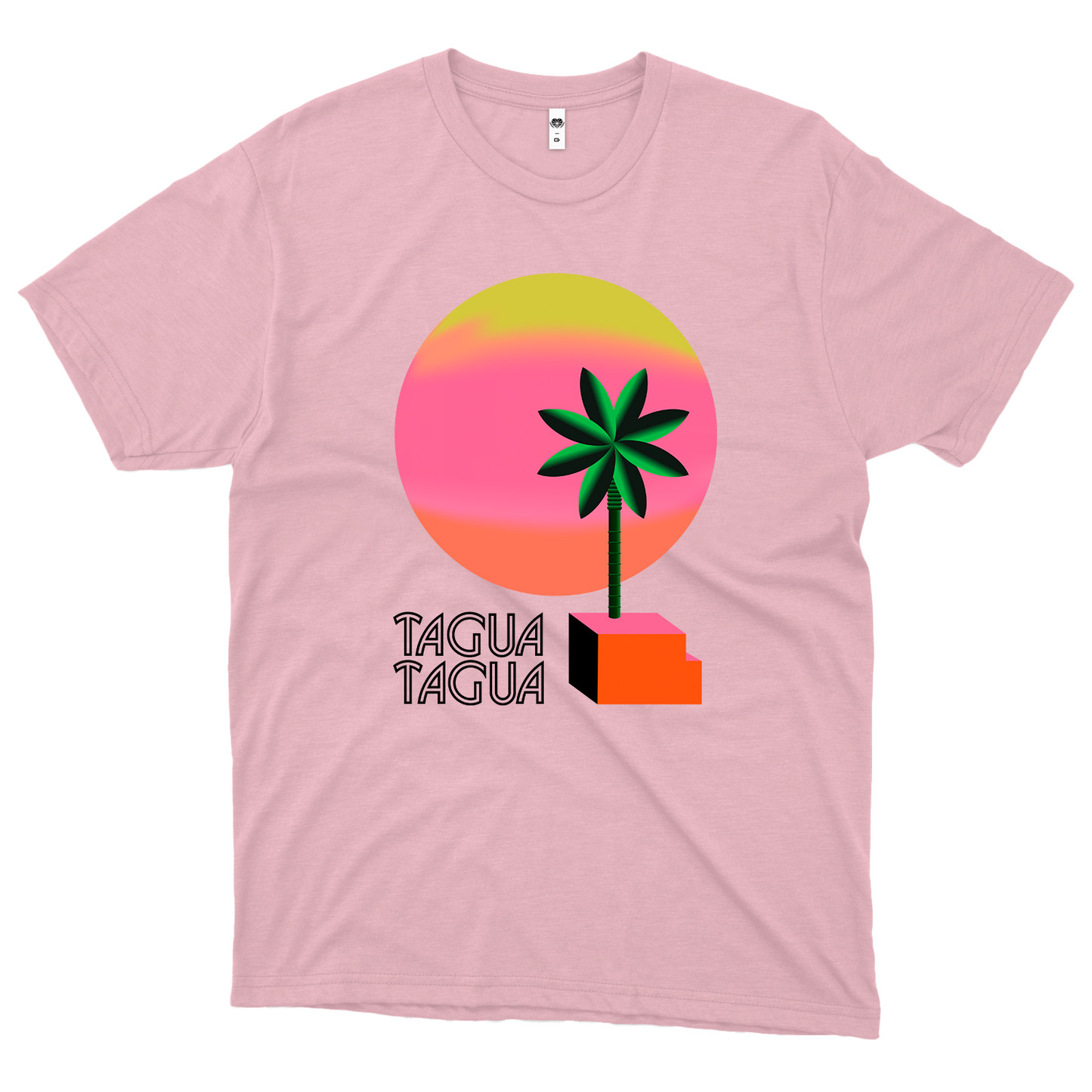 Tagua Tagua (Camiseta Rosa Bebê) - Coqueiro