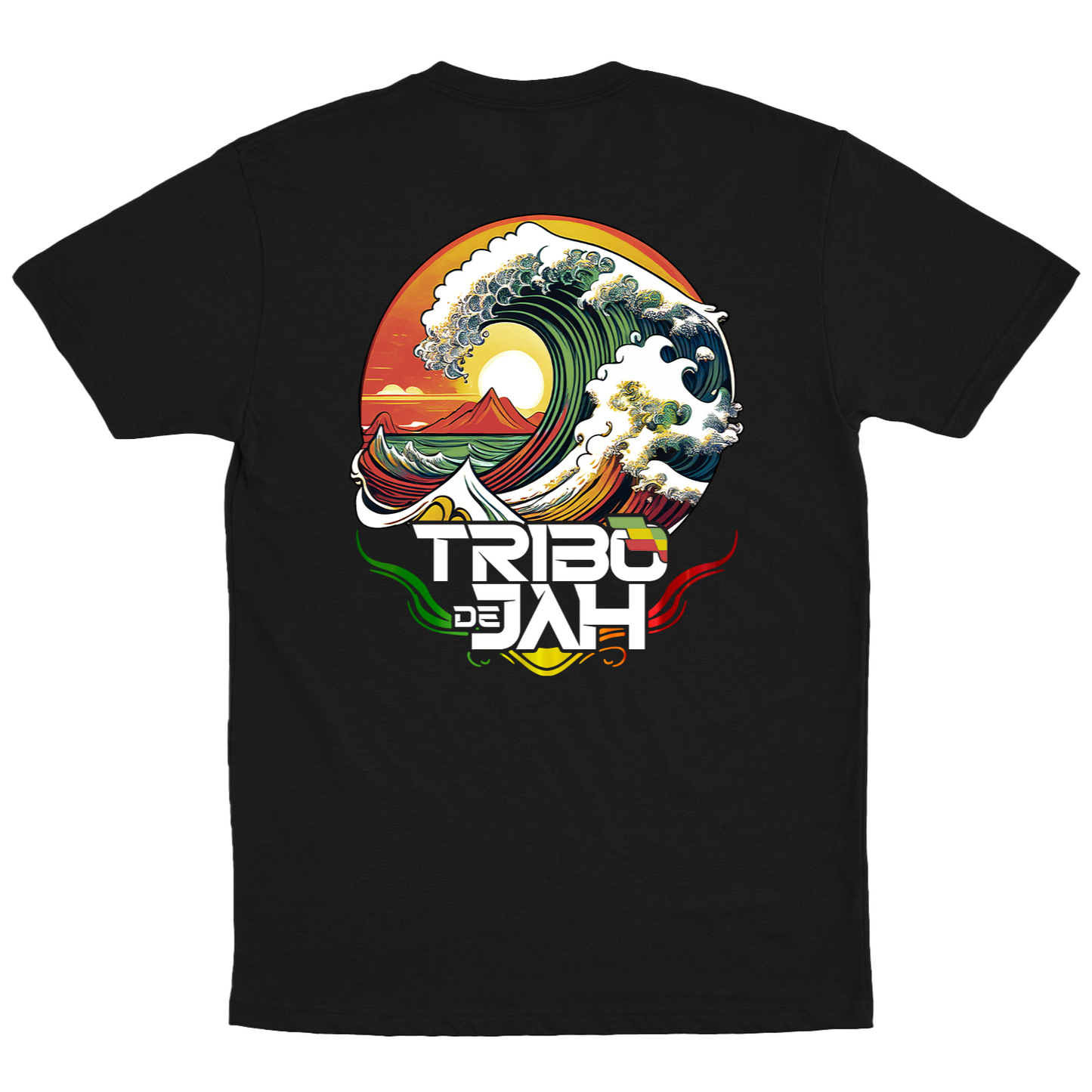 Tribo de Jah (Camiseta Preta) - Uma Onda Que Passou