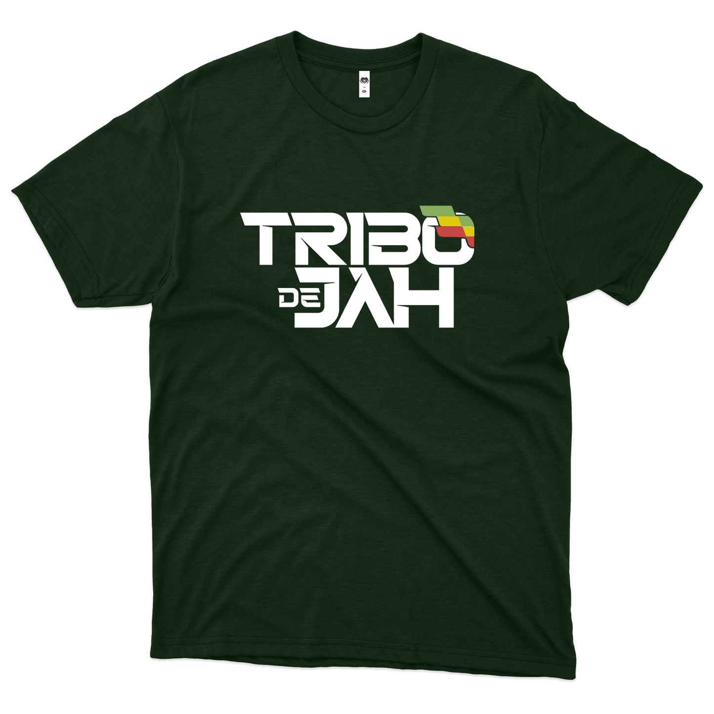 Tribo de Jah (Camiseta Verde Floresta) - Logo