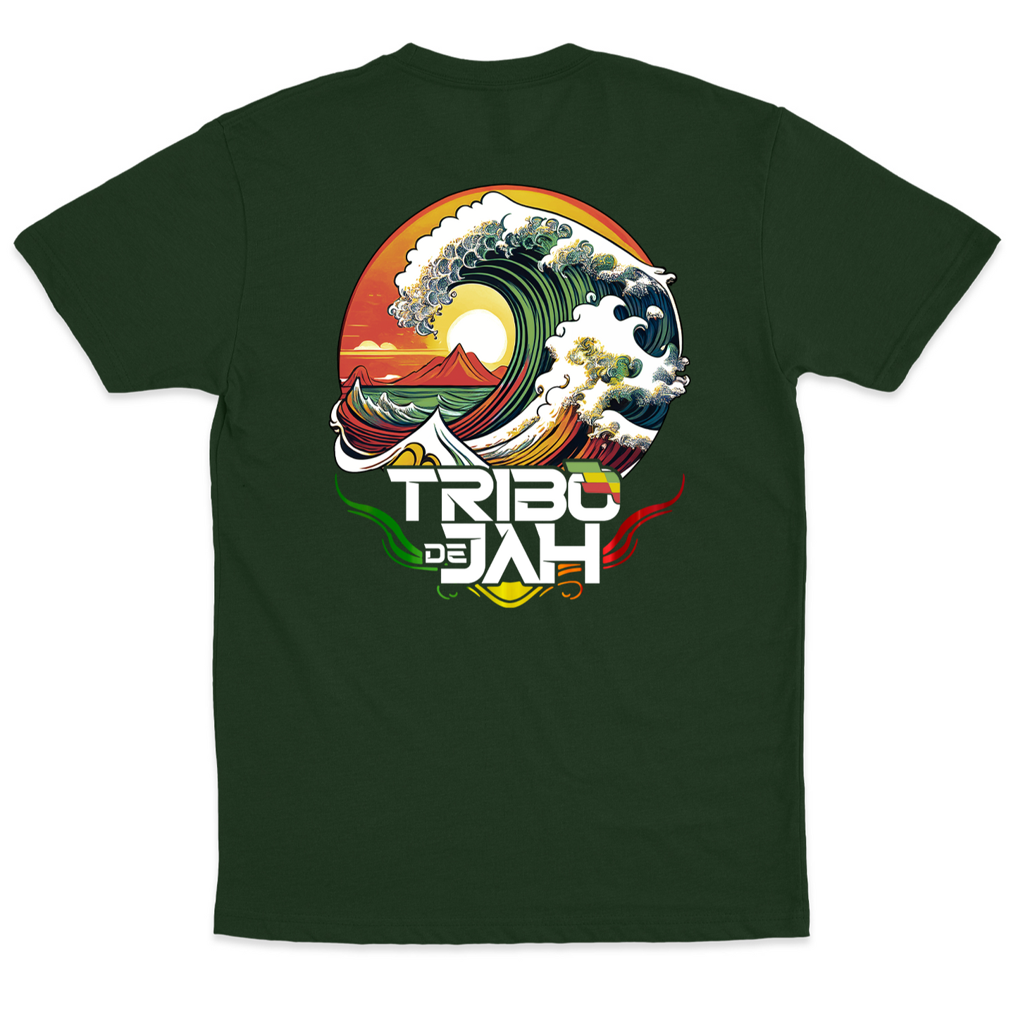 Tribo de Jah (Camiseta Verde Floresta) - Uma Onda Que Passou