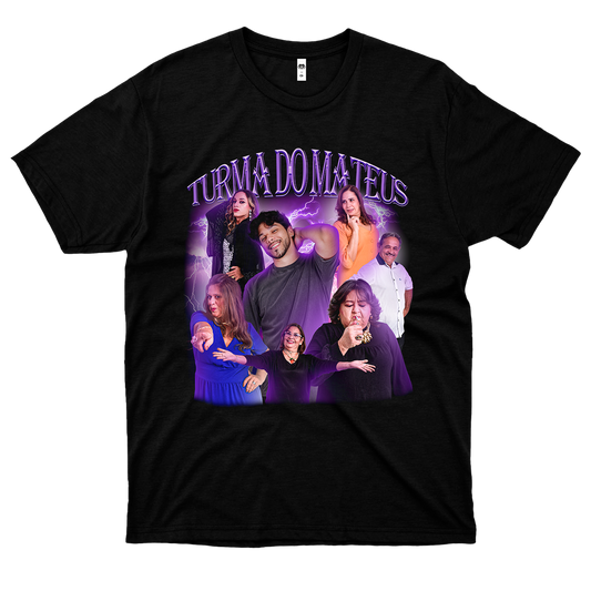 Turma do Mateus (Camiseta Preta) - Turma