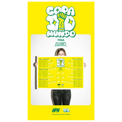 HPN (Camiseta Azul Marinho)  - Copa da Figa + Poster da Copa
