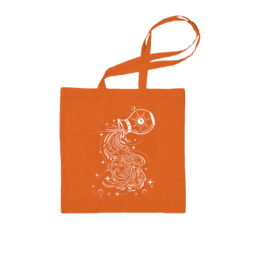 Totebag Signos (Laranja) - Aquário