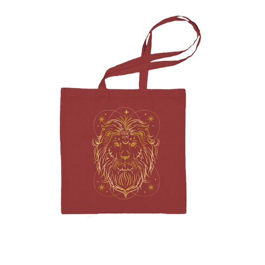 Totebag Signos (Bordô) - Leão
