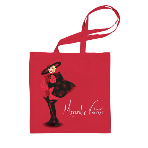 Mercedez Vulcão ( Tote Bag Vermelho) - Erupção