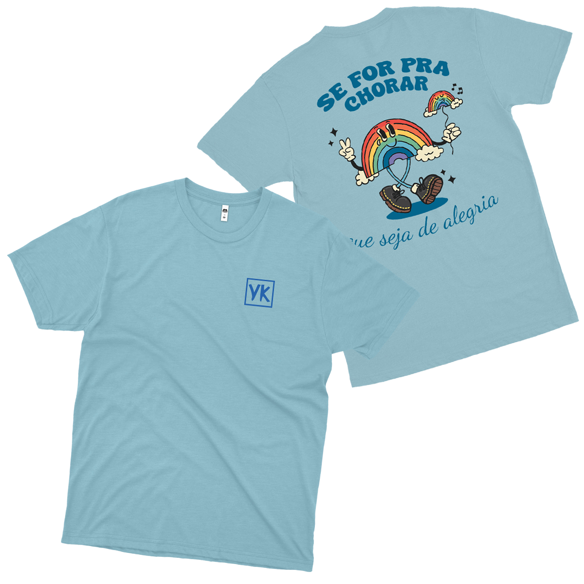 Vitor Kley (Camiseta Azul Bebê) - Arco íris