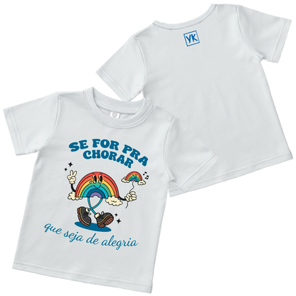 Vitor Kley (Camiseta Infantil Branca) - Arco Irís