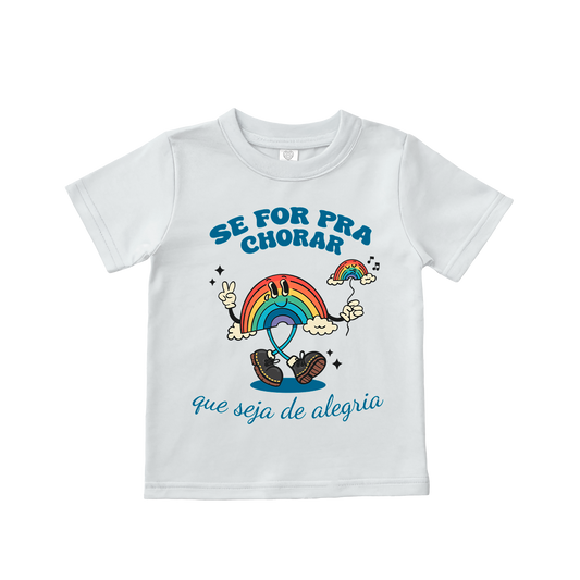 Vitor Kley (Camiseta Infantil Branca) - Arco Irís