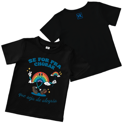 Vitor Kley (Camiseta Infantil Preta) - Arco Irís