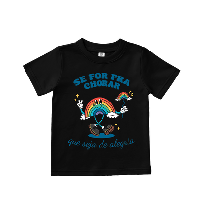 Vitor Kley (Camiseta Infantil Preta) - Arco Irís