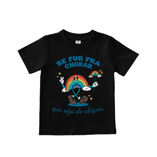Vitor Kley (Camiseta Infantil Preta) - Arco Irís