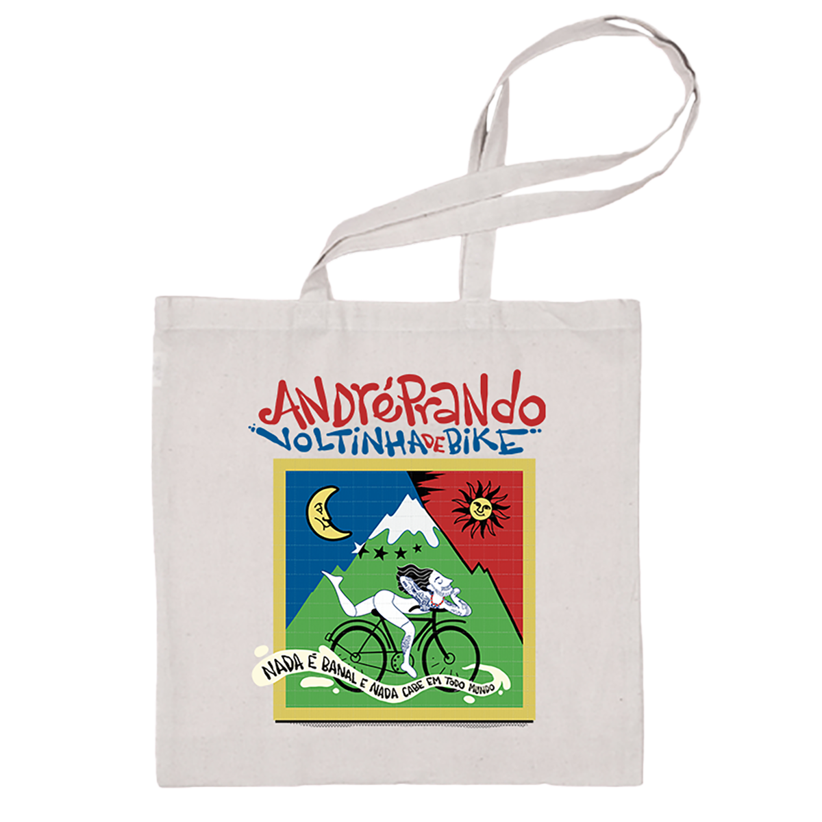 André Prando (Totebag Algodão Crú) - Voltinha de Bike