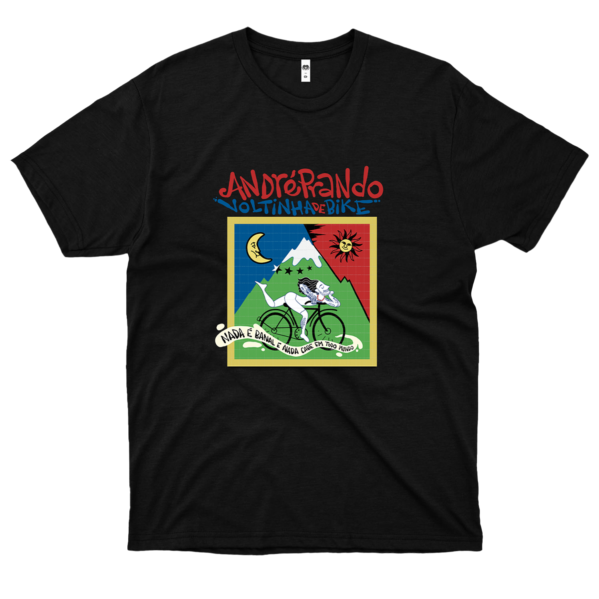 André Prando (Camiseta Preta) - Voltinha de Bike