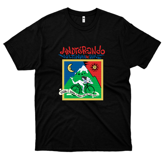 André Prando (Camiseta Preta) - Voltinha de Bike